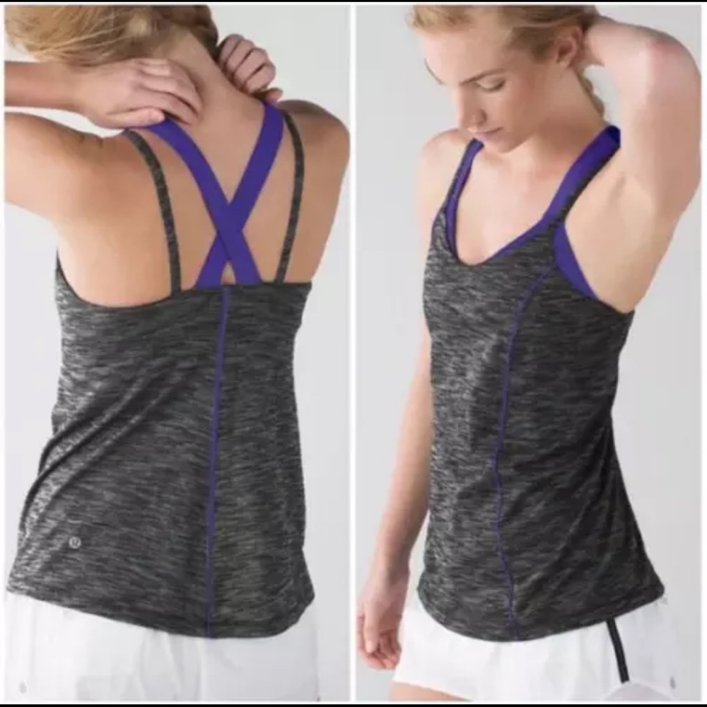 Lululemon Run for Gold top